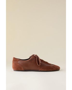 Maeve Low Profile Trainers - Brown