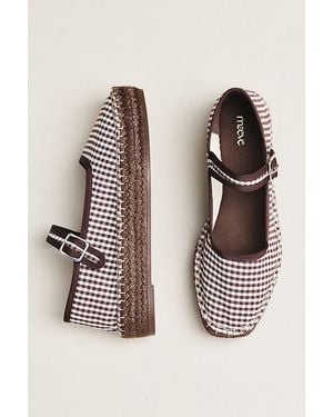 Maeve Mary Jane Espadrille Flats - Multicolour