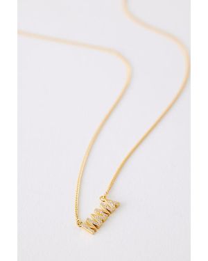Rachel Jackson Gemstone Mama Necklace - White