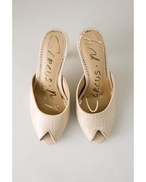 Circus by Sam Edelman Glenda Peep-Toe Heels - Natural