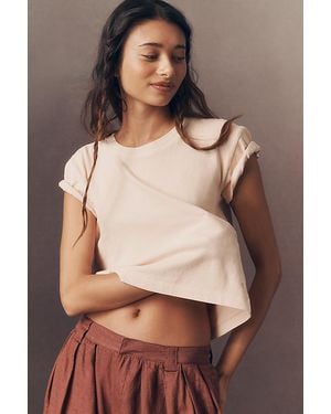 Pilcro Soft Wash Billie T-Shirt By - Natural