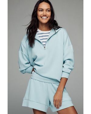 Varley Hawley Half-Zip Sweatshirt - Blue