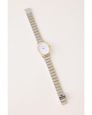 ROSEFIELD Oval Two-Tone Watch - Natural