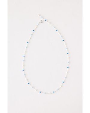 Enamel Copenhagen Lola Enamel Beaded Necklace - Blue