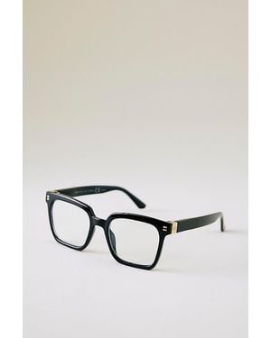 Peepers Montage Square Reading Glasses - Metallic