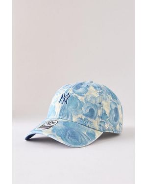 '47 Floral Print Yankees Baseball Cap - Blue