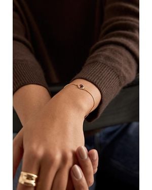 Rachel Jackson Electric Love Garnet Heart Bracelet - Black