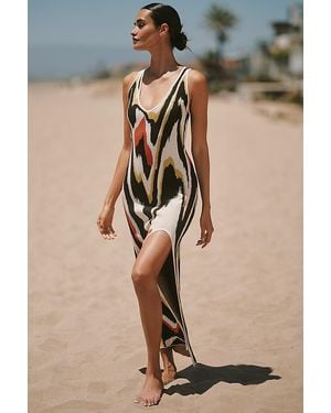 Celandine Sleeveless Knitted Midi Dress - Black