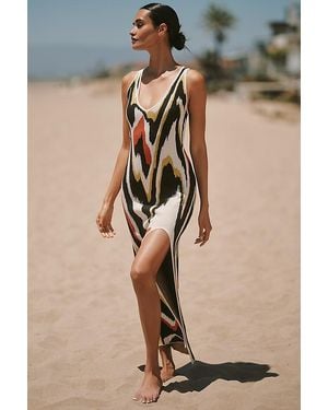 Celandine Sleeveless Knitted Midi Dress - Black