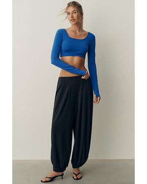 Daily Practice Twist Bubble Trousers - Blue