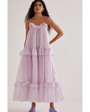 Stella Nova Sunniva Ruffle Maxi Dress - Pink