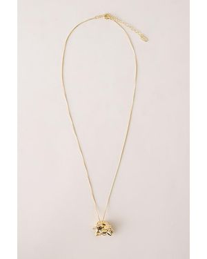 By Anthropologie Mottled Pendant Necklace - Natural