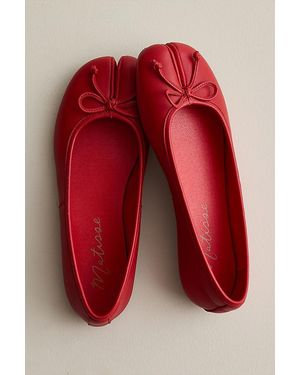 Matisse Mason Split-Toe Ballet Flats - Red