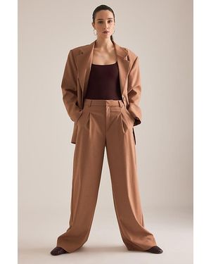 Gestuz Paula Wide-Leg Trousers - Natural