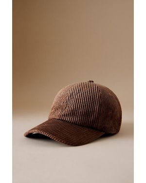 Varley Vickers Soft Cord Baseball Cap - Brown