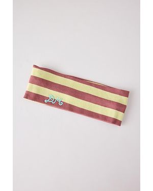 Damson Madder Stripe Stretch Headband - Pink