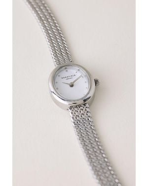 ROSEFIELD Mini Oval Quartz Watch - Metallic