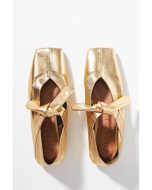 Vicenza Bow Mary Jane Flats - Natural