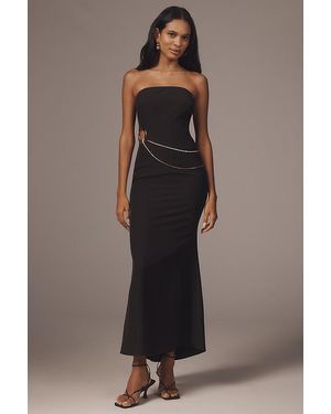 Mare Mare Strapless Hardware Maxi Dress - Brown
