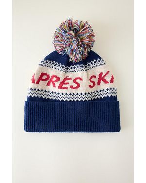 Anthropologie Après Ski Beanie - Blue