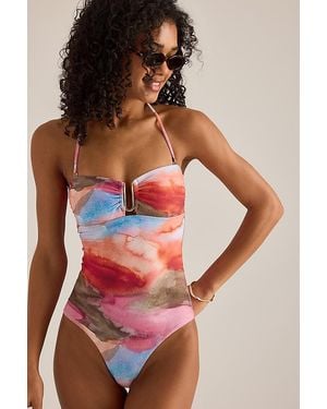 Sea Level U-Bar One-Piece Swimsuit - Red