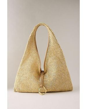 Dolce Vita Missie Raffia Mesh Tote Bag - Natural