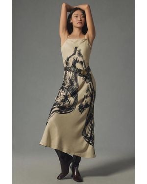 Conditions Apply Chloe Maxi Slip Dress - Grey