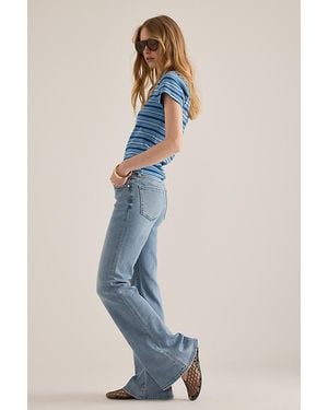 Pistola Kinsley Mid-Rise Flare Jeans - Blue