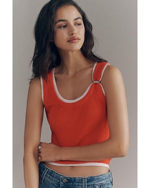 Pilcro Hardware Tank Top - Red