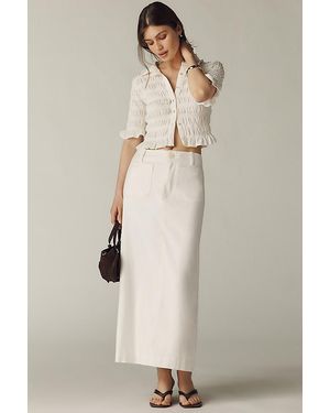 Maeve The Colette Maxi Skirt By - Grey