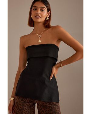 Anthropologie Bandeau Ponte Top - Black