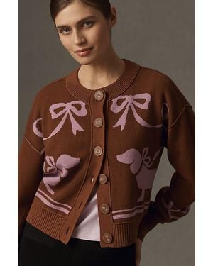 Maeve Compact Cardigan - Brown