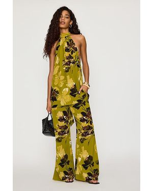 Away That Day St Barts Wide-Leg Trousers - Yellow