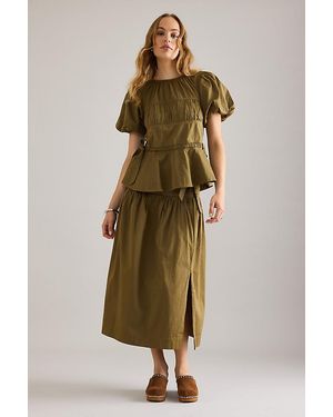 Damson Madder Hadley Blouse - Green