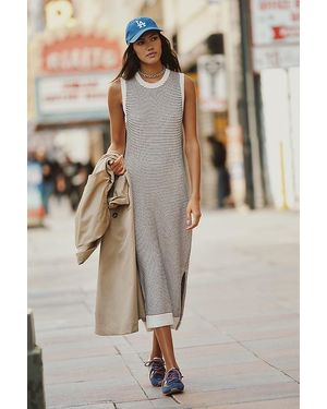 Varley Sadia Cotton Knit Midi Dress - Natural