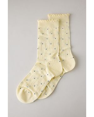 Casa Clara Martinique Polka Dot Socks - Natural