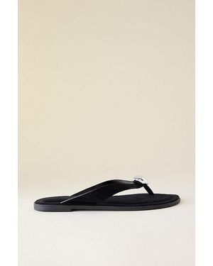 By Anthropologie Mila Thong Sandals - Black