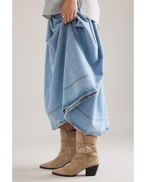 Matisse Colton Bow Ankle Boots - Blue