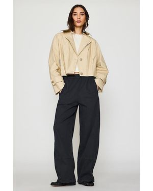 Pilcro The Izzie Relaxed Pull-On Barrel Trousers By - Blue