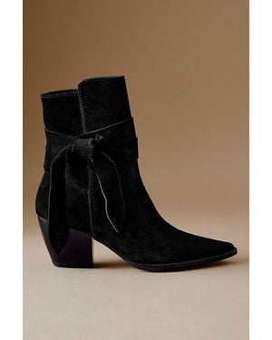 Matisse Colton Bow Ankle Boots - Black
