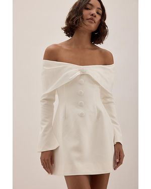 Odd Muse Bow Mini Dress - Natural
