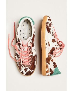 Coolway Kizuna Cow Print Trainers - Multicolour