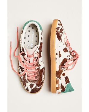 Coolway Kizuna Cow Print Trainers - Multicolour