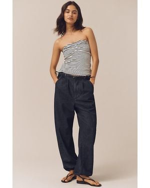 Pilcro Mid-Rise Pull-On Jogger Jeans - Blue