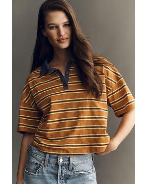 Pilcro Short-Sleeve Polo Top - Multicolour