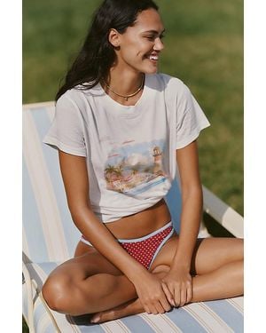 Celandine Graphic Crew-Neck T-Shirt - Green