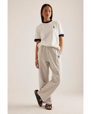 Sleeper Relaxed Stretch-Cotton Jersey Trousers - Natural