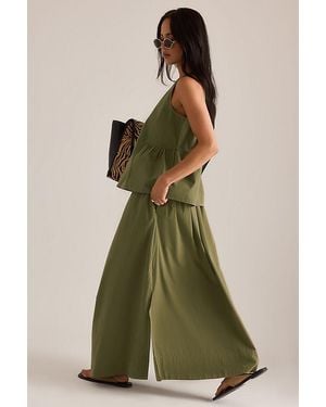 SELECTED Blair Cotton Maxi Skirt - Green