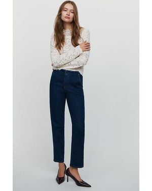 Maeve Soirée Ready Mid-Rise Skinny Jeans - Blue