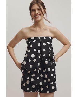 Maeve Cotton Swing Bandeau Top - Multicolour